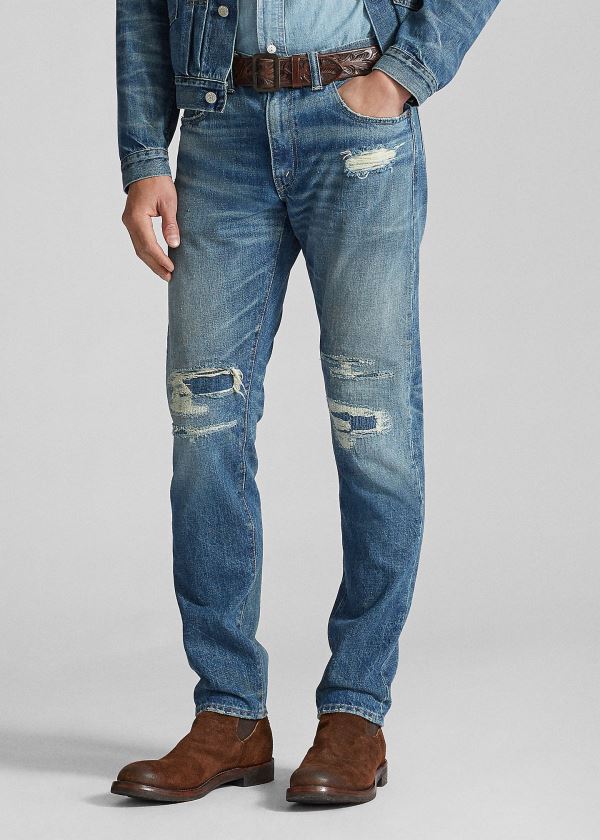 Jeans Ralph Lauren Hombre Azules Azules - Slim Narrow - YCHVZ8769